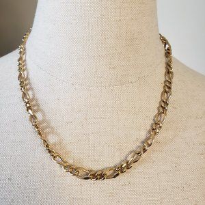 24kt Gold Filled Figaro Link 18" Necklace